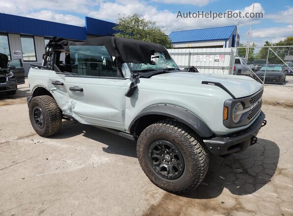 1FMEE5DP6NLB64270 2022 FORD BRONCO Teal Przód prawy