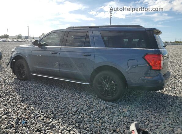1FMJK1HT4NEA15626 2022 FORD EXPEDITION Blue Trasero izquierdo