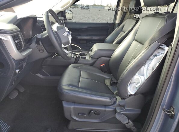 1FMJK1HT4NEA15626 2022 FORD EXPEDITION Blue Vista interior delantera