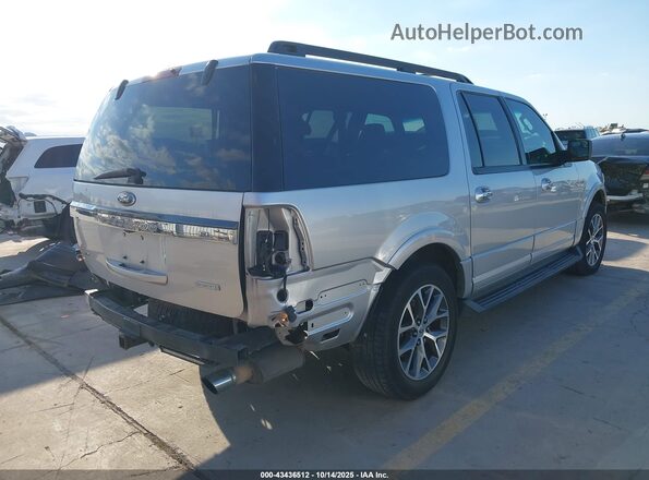 1FMJK1HT7GEF17078 2016 FORD EXPEDITION EL Silver უკანა მარჯვენა