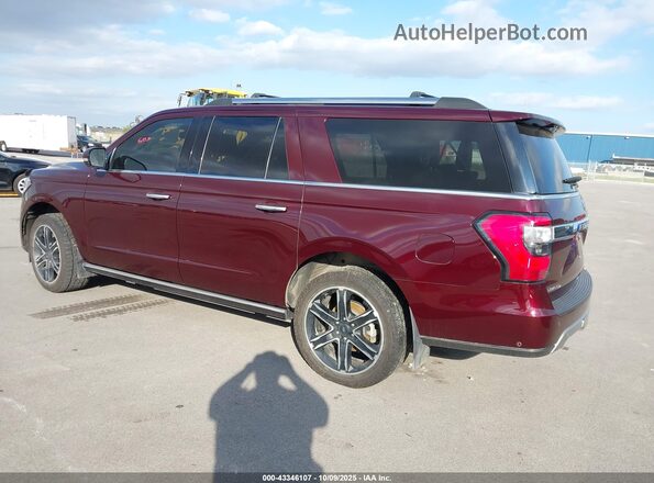 1FMJK2AT0LEA69258 2020 FORD EXPEDITION Maroon Задня ліва чверть
