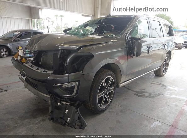 1FMJK2AT1MEA79119 2021 FORD EXPEDITION Gray წინა მარცხენა ხედი სამი მეოთხედიდან