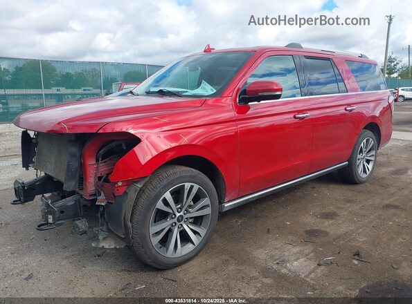 1FMJK2AT2LEA76244 2020 FORD EXPEDITION Red Передня ліва чверть