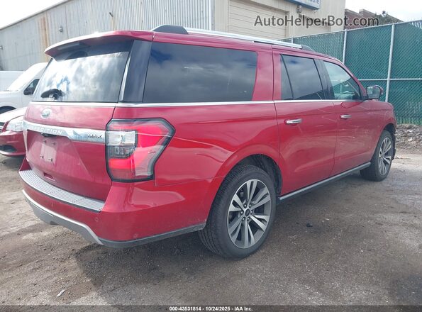 1FMJK2AT2LEA76244 2020 FORD EXPEDITION Red Задня права чверть