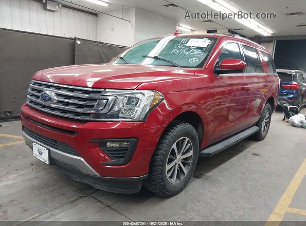1FMJU1HT3MEA77138 2021 FORD EXPEDITION Red წინა მარცხენა ხედი სამი მეოთხედიდან