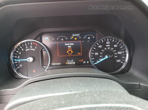 1FMJU2AT7MEA71066 2021 FORD EXPEDITION Red Instrument cluster view