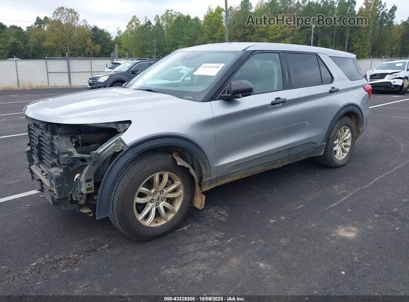 1FMSK7BH6LGC22077 2020 FORD FORD EXPLORER Silver Przód lewy