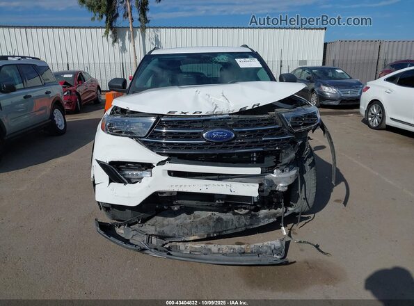 1FMSK7DH0LGD17568 2020 FORD FORD EXPLORER White ხელსაწყოთა პანელის ხედი