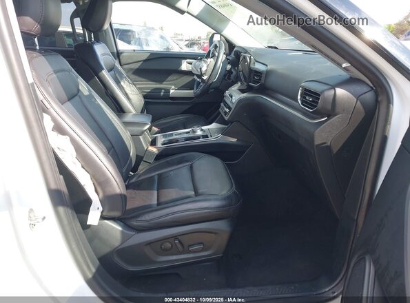1FMSK7DH0LGD17568 2020 FORD FORD EXPLORER White წინა სალონის ხედი