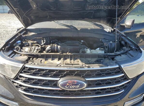 1FMSK7DH1LGD12623 2020 FORD FORD EXPLORER Black Widok komory silnika