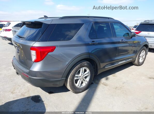 1FMSK7DH2NGA69777 2022 FORD FORD EXPLORER Gray Задня права чверть