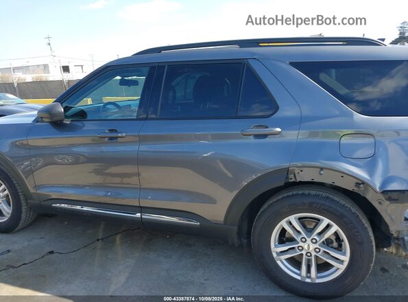 1FMSK7DH2NGA69777 2022 FORD FORD EXPLORER Gray Панорамний вид салону 360°