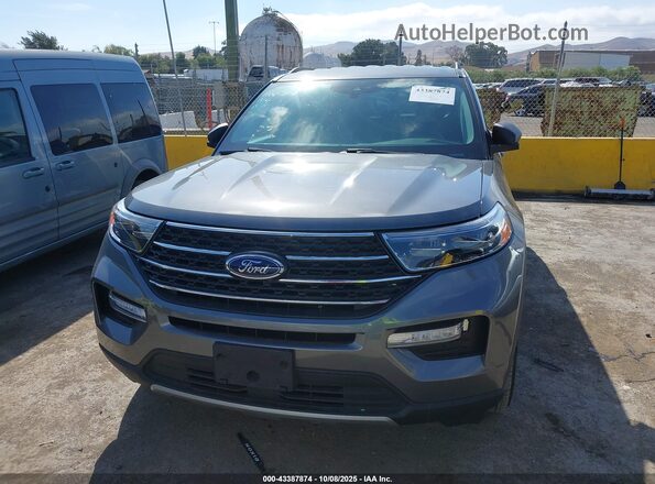 1FMSK7DH2NGA69777 2022 FORD FORD EXPLORER Gray Вид щитка приладів