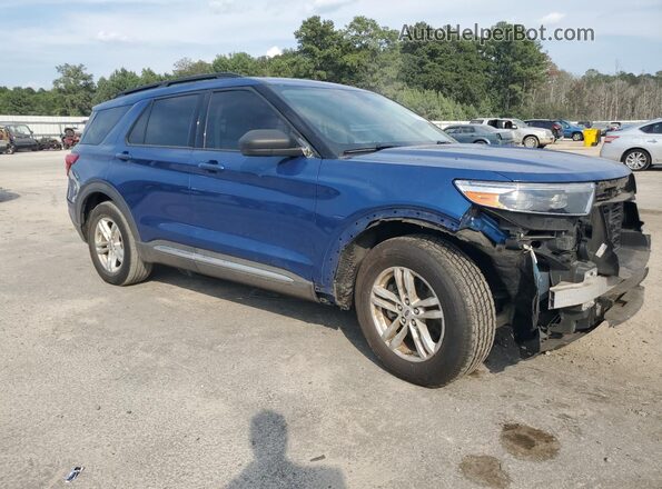 1FMSK7DH3LGB76883 2020 FORD FORD EXPLORER Blue Front right