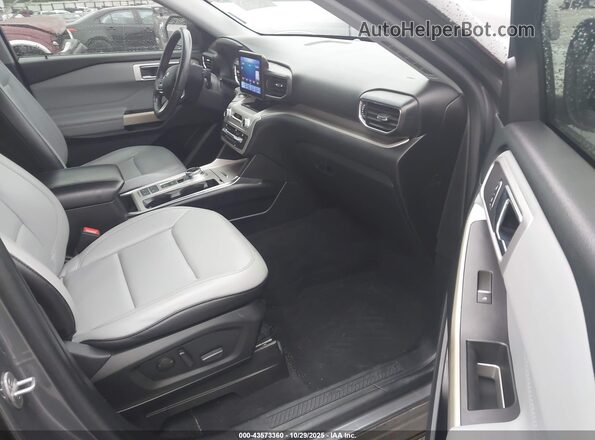 1FMSK7DH4MGB86436 2021 FORD FORD EXPLORER Gray Widok wnętrza z przodu
