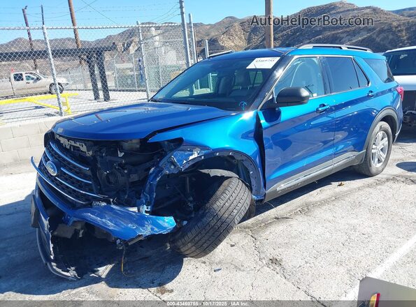1FMSK7DH4PGA48397 2023 FORD FORD EXPLORER Blue Przód lewy