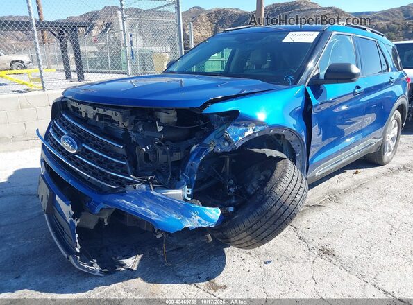 1FMSK7DH4PGA48397 2023 FORD FORD EXPLORER Blue Widok z przodu