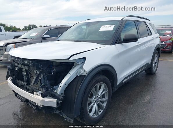 1FMSK7DH6LGC80235 2020 FORD FORD EXPLORER Белый Передняя левая четверть