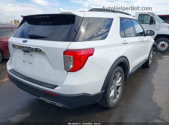 1FMSK7DH6LGC80235 2020 FORD FORD EXPLORER Белый Задняя правая четверть