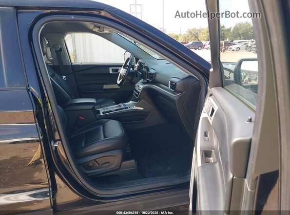 1FMSK7DH9MGC19401 2021 FORD FORD EXPLORER Black Front interior view