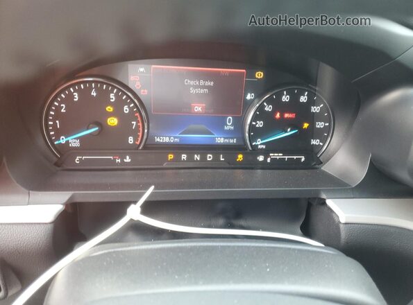 1FMSK7DHXRGA11387 2024 FORD FORD EXPLORER Белый Вид щитка приборов