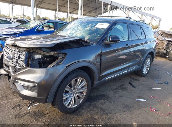 1FMSK7FH0LGA28557 2020 FORD FORD EXPLORER Серый Передняя левая четверть