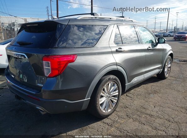 1FMSK7FH0LGA28557 2020 FORD FORD EXPLORER Серый Задняя правая четверть