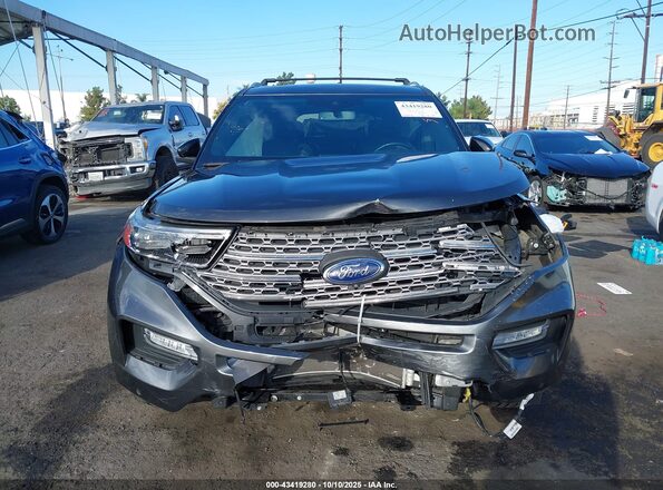 1FMSK7FH0LGA28557 2020 FORD FORD EXPLORER Серый Вид задней части салона