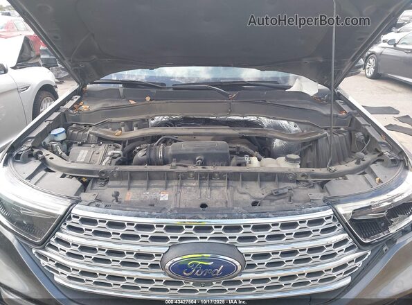 1FMSK7FH3LGB09195 2020 FORD FORD EXPLORER Gray Rear view