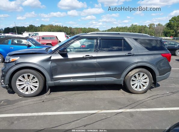 1FMSK7FH4LGC41396 2020 FORD FORD EXPLORER Gray Панорамний вид салону 360°