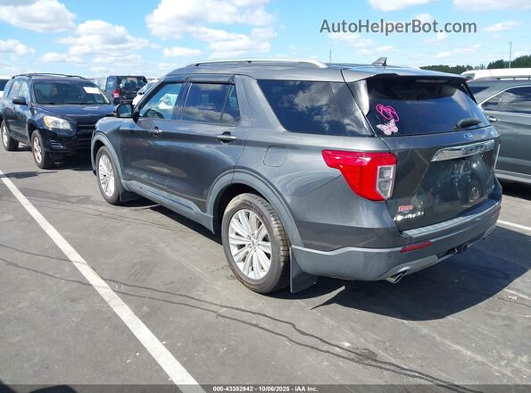 1FMSK7FH4LGC41396 2020 FORD FORD EXPLORER Gray Задня ліва чверть