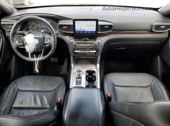 1FMSK7FH7LGA44495 2020 FORD FORD EXPLORER Серебряный Вид панели приборов