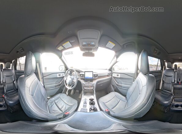 1FMSK7FH7LGA44495 2020 FORD FORD EXPLORER Серебряный Панорамный вид салона 360°