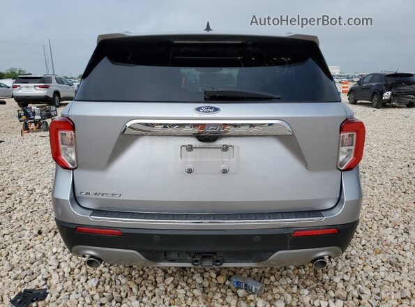 1FMSK7FH9NGA35042 2022 FORD FORD EXPLORER Silver Widok z tyłu