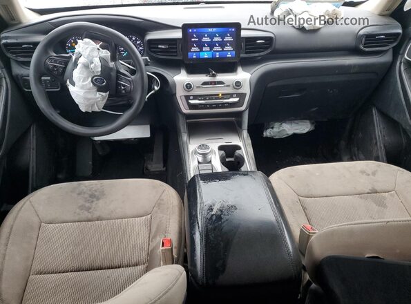 1FMSK8BH7LGC46801 2020 FORD FORD EXPLORER Белый Вид панели приборов