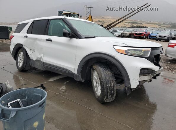 1FMSK8BH7LGC46801 2020 FORD FORD EXPLORER Белый Передняя правая четверть