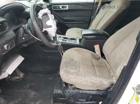 1FMSK8BH7LGC46801 2020 FORD FORD EXPLORER Белый Вид салона спереди