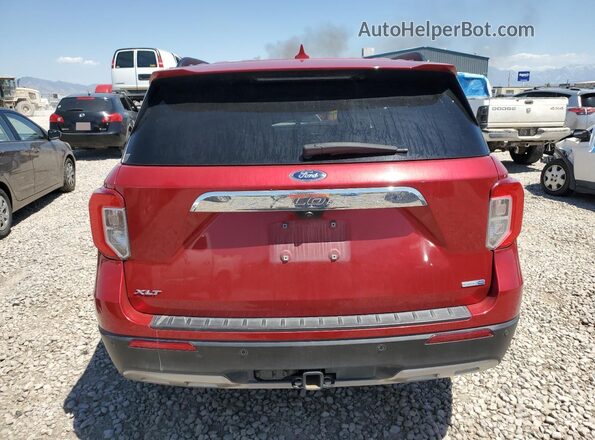 1FMSK8DH1LGA16099 2020 FORD FORD EXPLORER Красный Вид сзади
