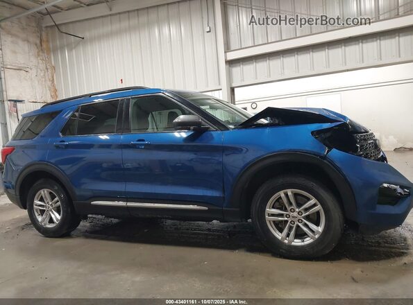 1FMSK8DH1LGB55083 2020 FORD FORD EXPLORER Blue Панорамний вид салону 360°