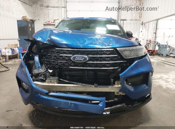 1FMSK8DH1LGB55083 2020 FORD FORD EXPLORER Blue Вид задньої частини салону
