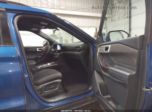 1FMSK8DH1LGB55083 2020 FORD FORD EXPLORER Blue Вид салону спереду