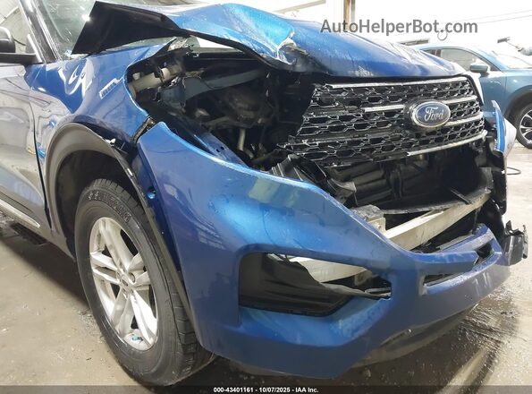 1FMSK8DH1LGB55083 2020 FORD FORD EXPLORER Blue Вид спереду