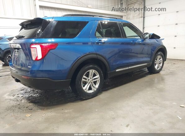 1FMSK8DH1LGB55083 2020 FORD FORD EXPLORER Blue Задня права чверть