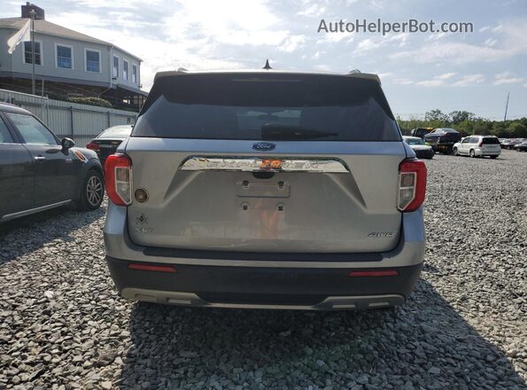 1FMSK8DH1MGA76000 2021 FORD FORD EXPLORER Серый Вид сзади