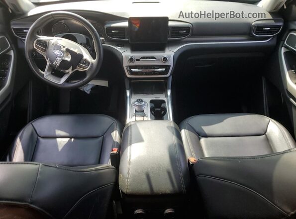 1FMSK8DH1MGA76000 2021 FORD FORD EXPLORER Серый Вид панели приборов