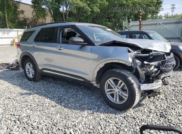 1FMSK8DH1MGA76000 2021 FORD FORD EXPLORER Серый Передняя правая четверть