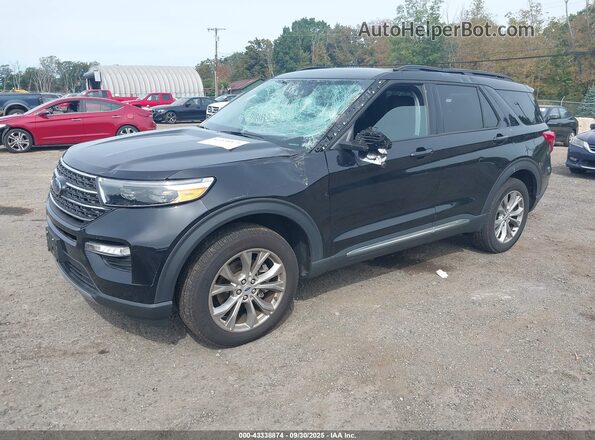 1FMSK8DH1NGC18380 2022 FORD FORD EXPLORER Black Przód lewy