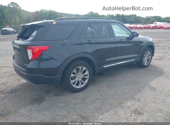 1FMSK8DH1NGC18380 2022 FORD FORD EXPLORER Black Tył prawy