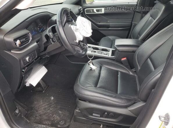 1FMSK8DH2LGA75680 2020 FORD FORD EXPLORER Белый Вид салона спереди