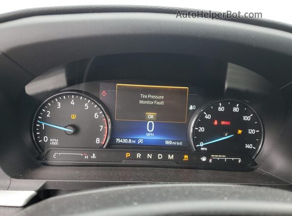 1FMSK8DH2LGA75680 2020 FORD FORD EXPLORER Белый Вид щитка приборов